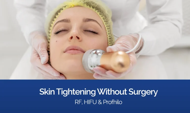 Skin Tightening Without Surgery. RF, HIFU and Profhilo