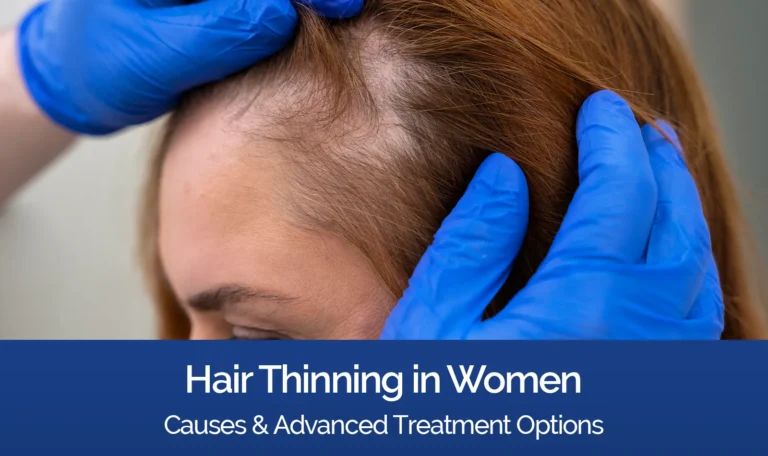 Hair Thinning in Women: Early Signs, Causes, and Advanced Dermatological Treatments